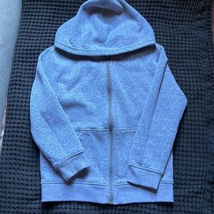 Cat & Jack Kid Boy Youth Blue/Gray Zip Up Sweater Hoodie